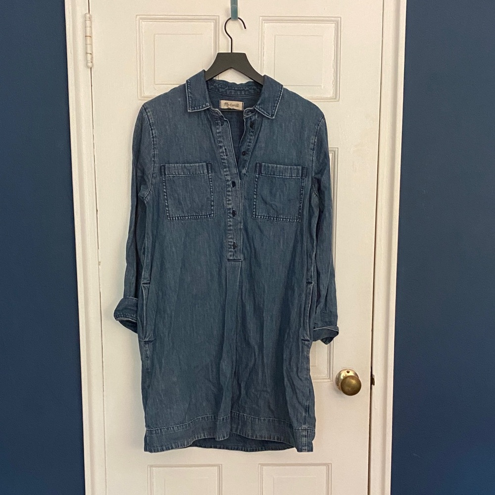 Madewell Denim Shirtdress w pockets